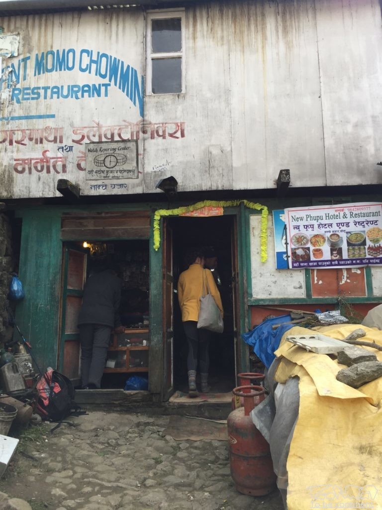 Lokalna restauracja w Namche Bazar.