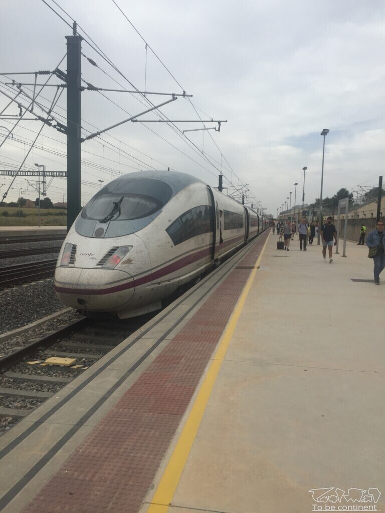 Pociąg regionalny RENFE.