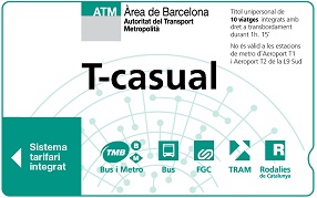 Bilet T-Casual. 
